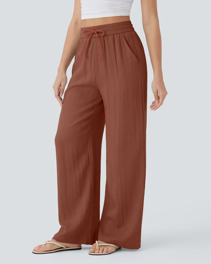 Anais™ | Afslappede og luftige hørbukser