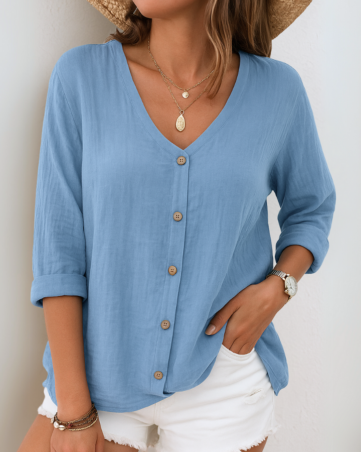 Elena™ | Chic, afslappet bluse 
