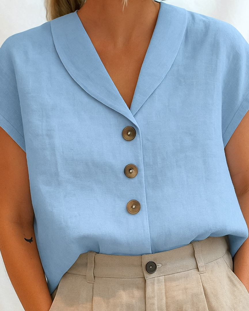 Celestine™ | Gennemsigtig sommerbluse 