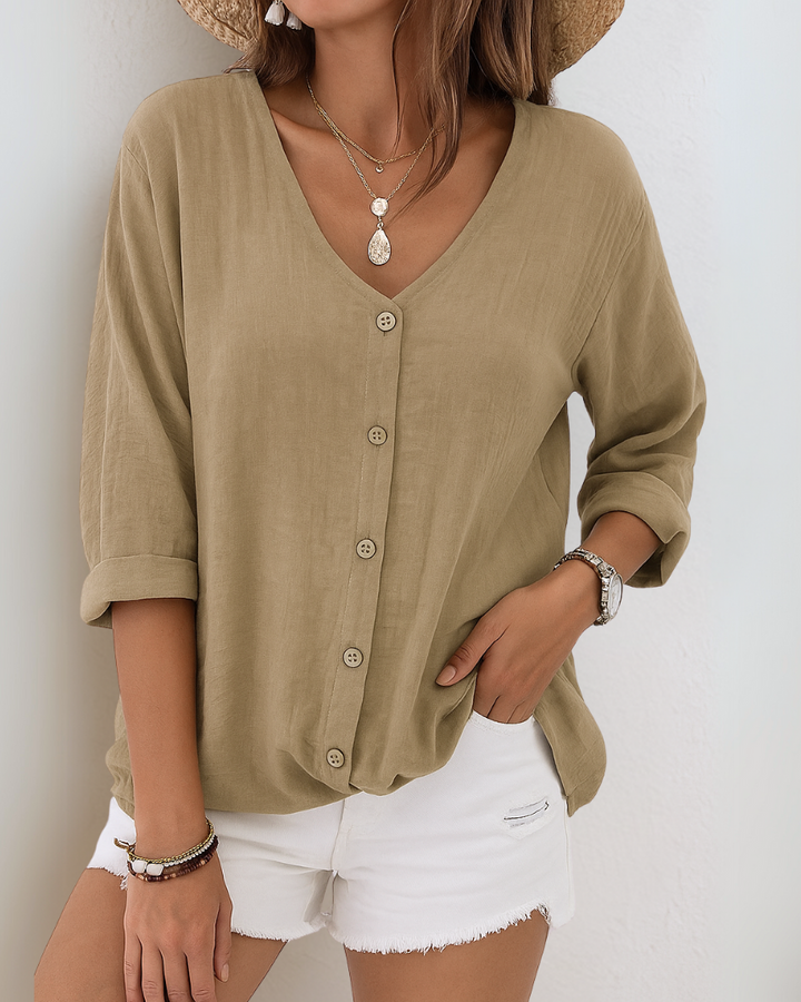 Elena™ | Chic, afslappet bluse 