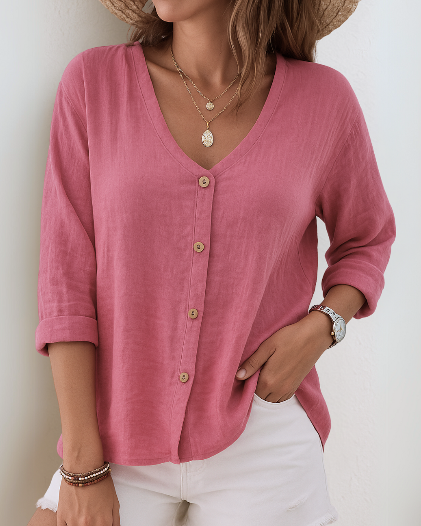 Elena™ | Chic, afslappet bluse 