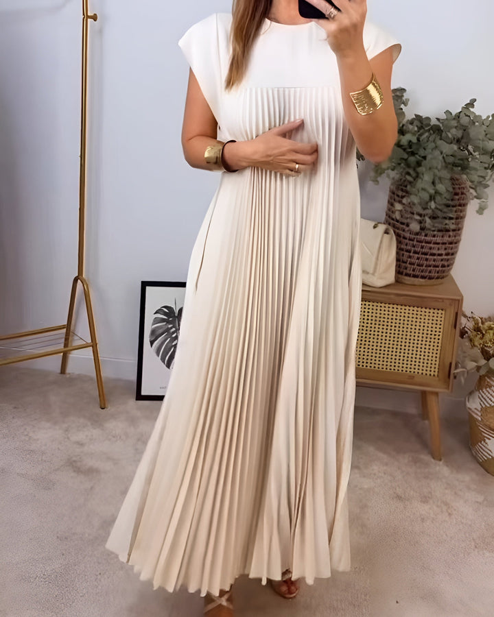 Xavira™ | Let og raffineret plisseret kjole