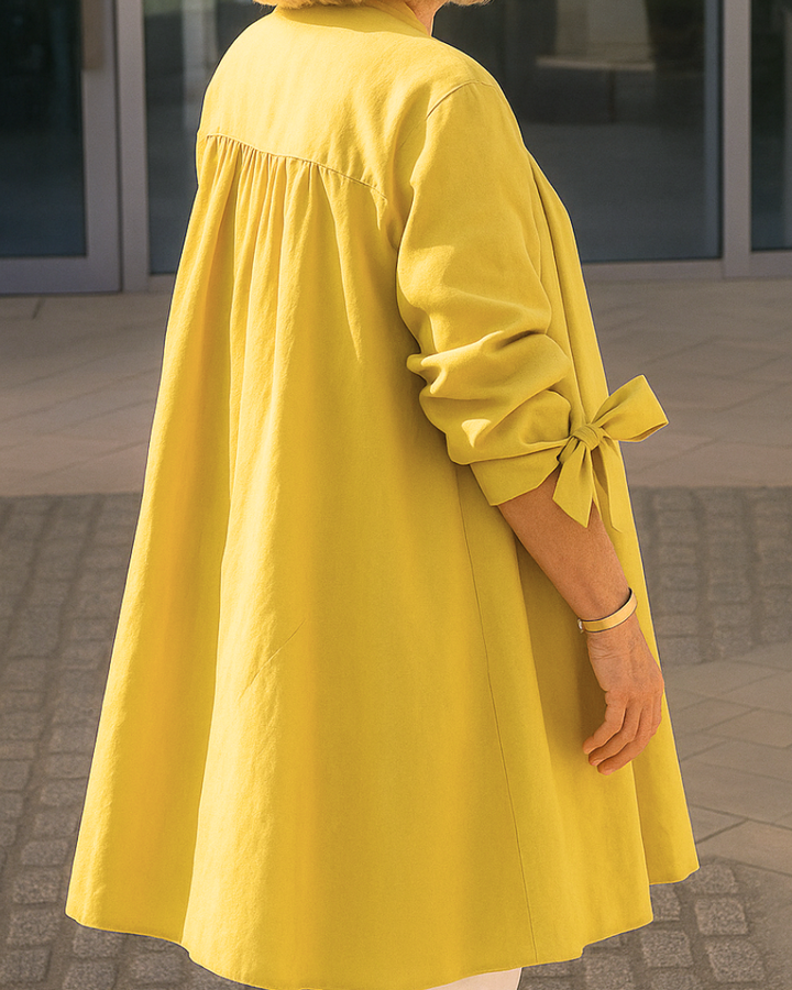 Celeste™ | Elegant bluse med bundne ærmer 