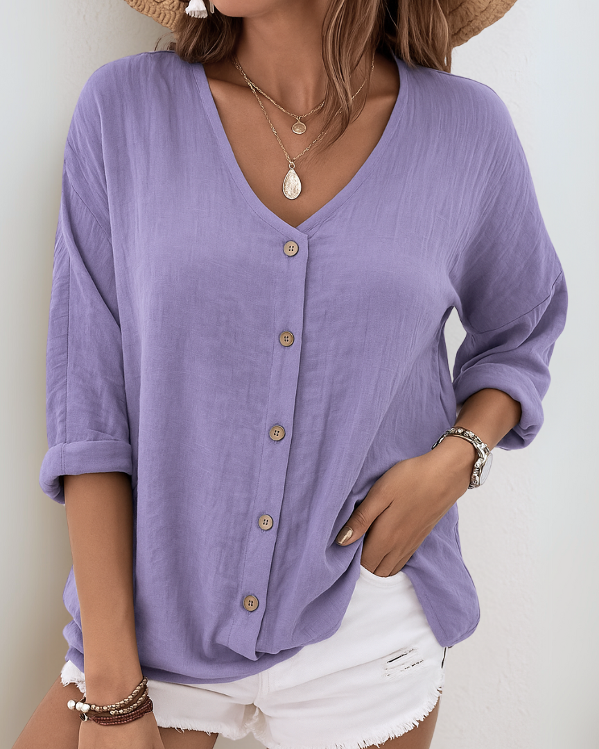 Elena™ | Chic, afslappet bluse 