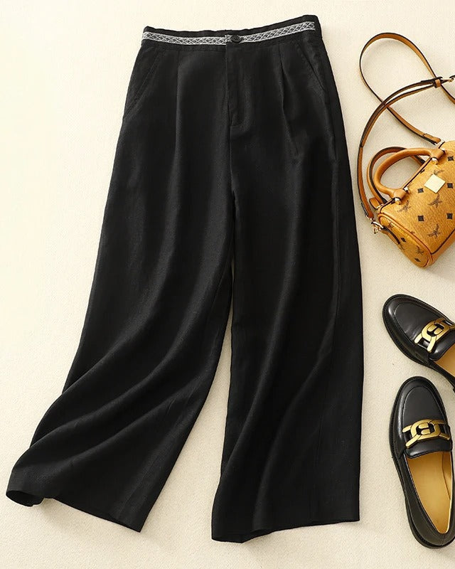 Paulette™ | Classic Linen Pants