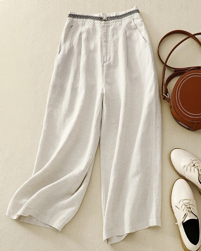 Paulette™ | Classic Linen Pants