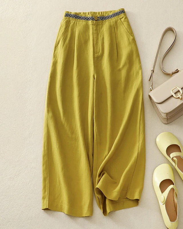 Paulette™ | Classic Linen Pants