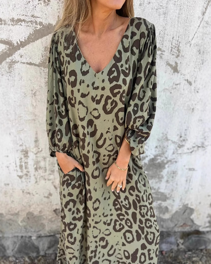 Virella™ | Leopard Print Dress