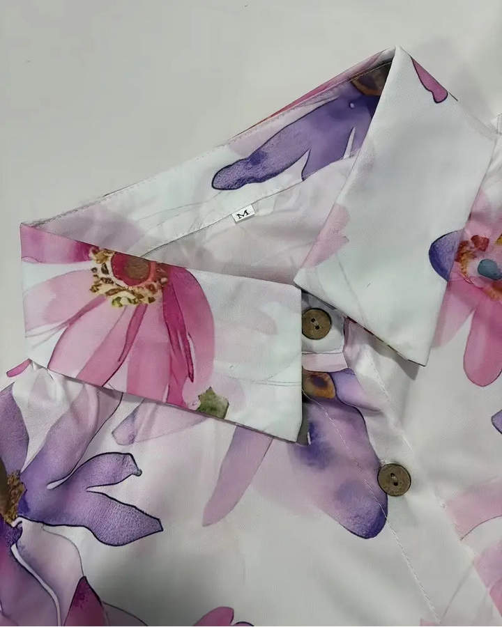 Luciana™ | Elegant blomsterbluse 