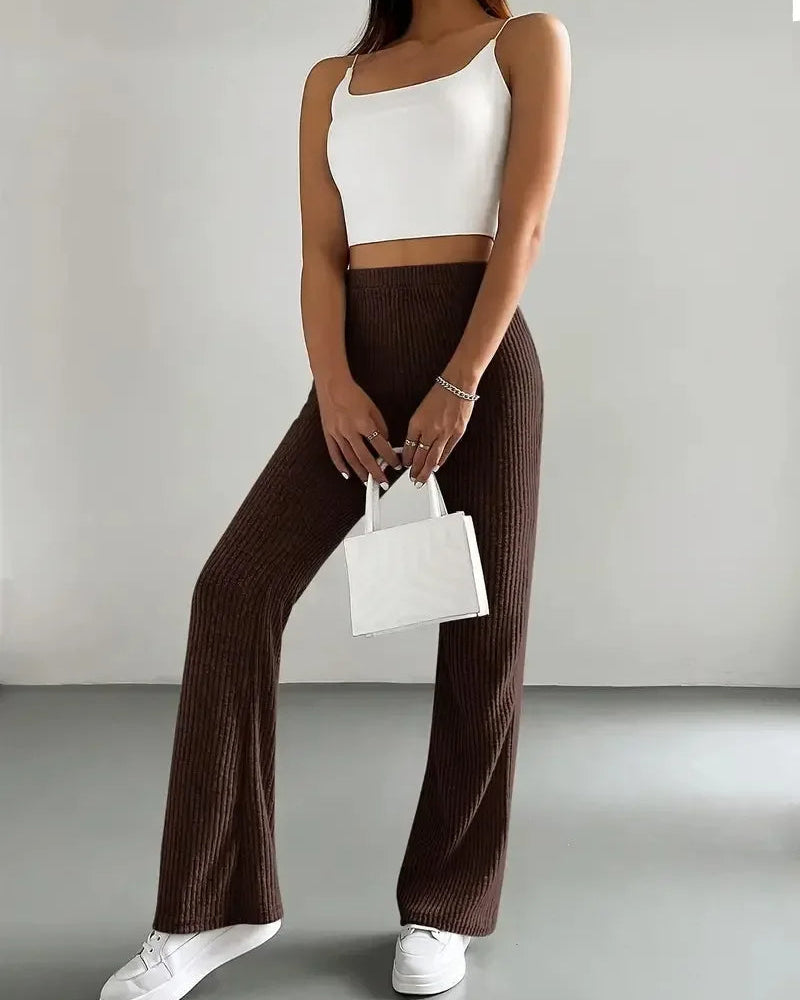 Madeleine™ | Fløjlsbukser med svaj