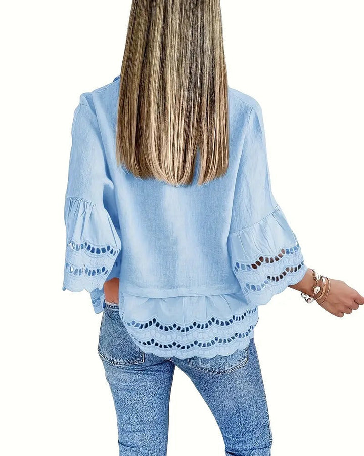 Céleste™ | Elegant luftig bluse 