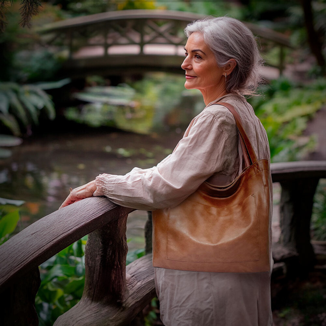 Marigold | Udsøgt luksus skuldertaske lavet af blødt materiale 