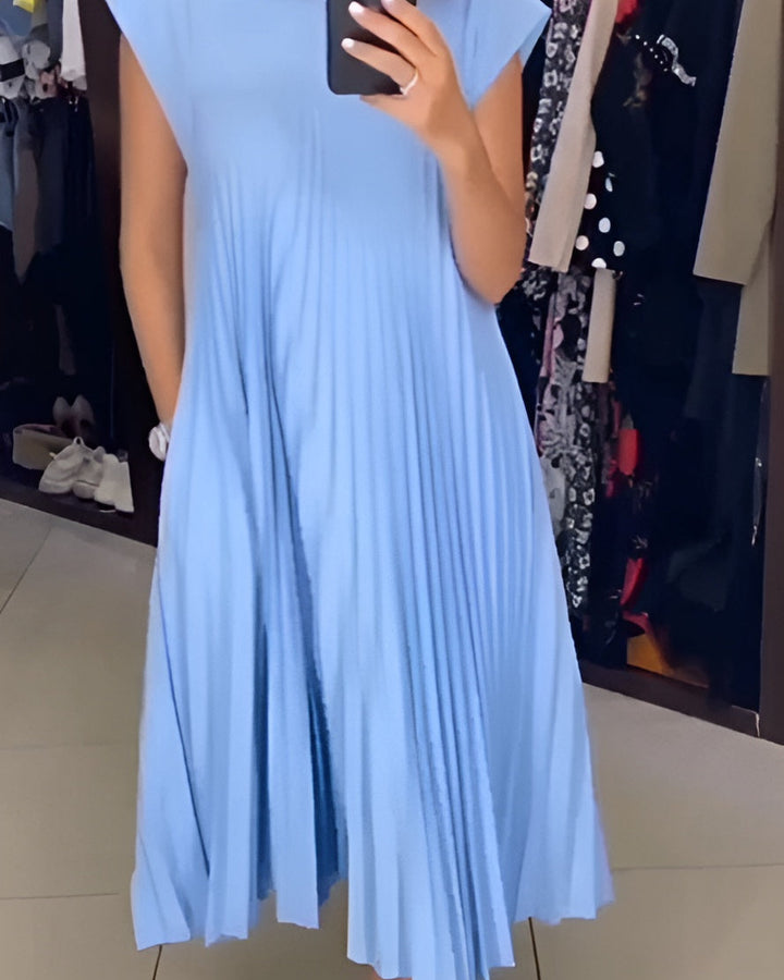 Xavira™ | Let og raffineret plisseret kjole