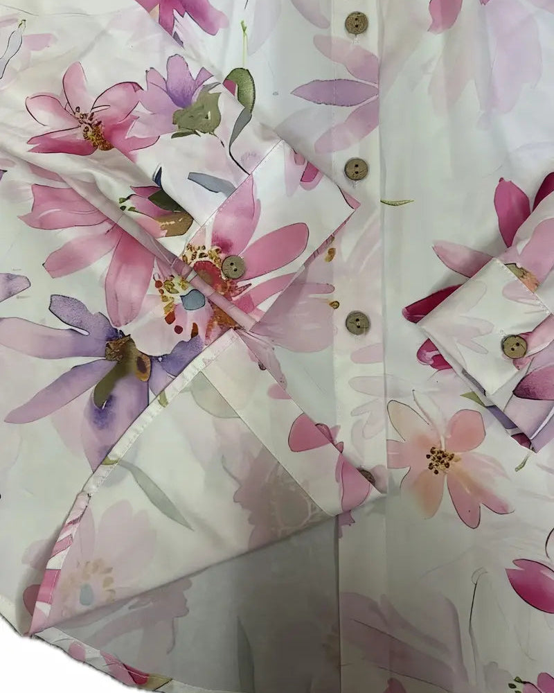 Luciana™ | Elegant blomsterbluse 