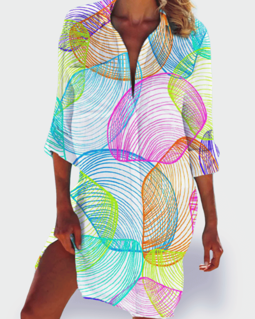 Ulissea™ | Farverig og let sommerkjole