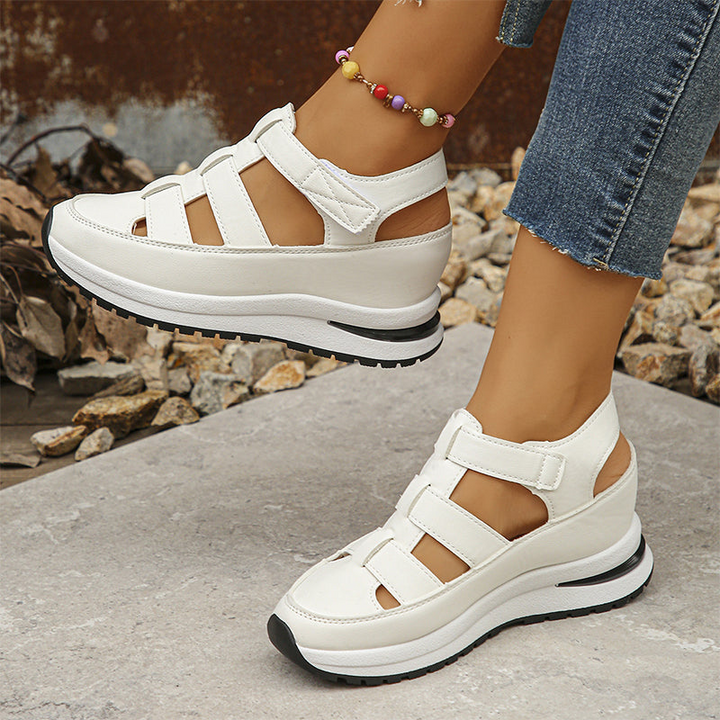 Ottilie™ | Orthopedic Vegan Leather Sneaker Sandals