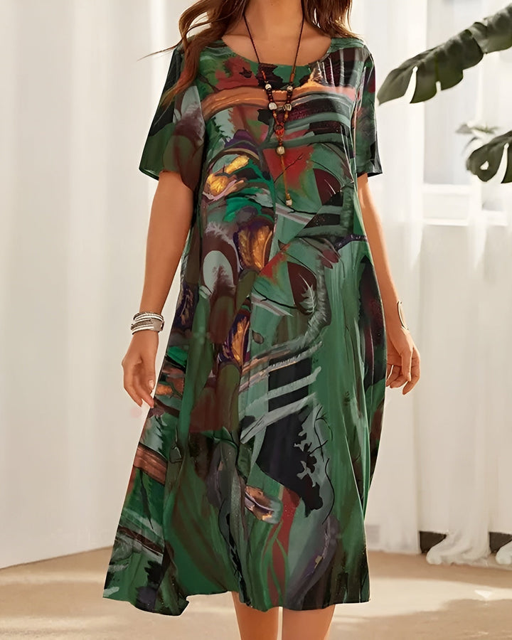 Cirelle™ | Elegant og Blød Blomsterkjole