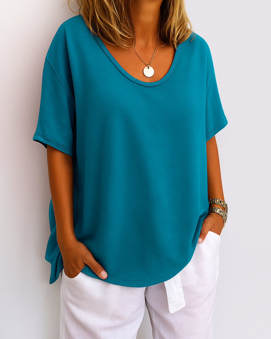 Clara™ | Casual Cotton T-Shirt