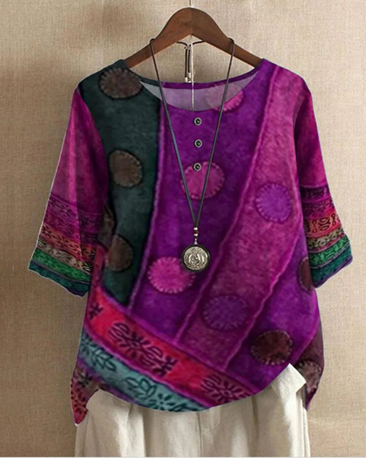 Amara™ | Colorful Bohemian Chic Top