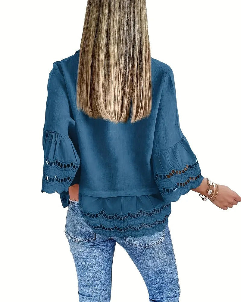 Céleste™ | Elegant luftig bluse 