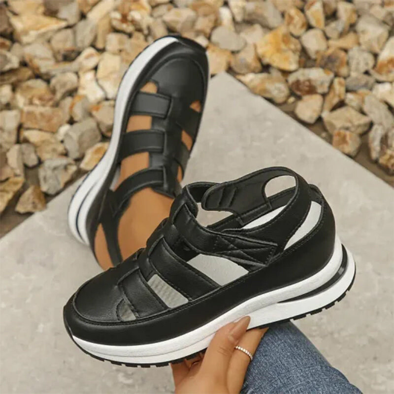Ottilie™ | Orthopedic Vegan Leather Sneaker Sandals