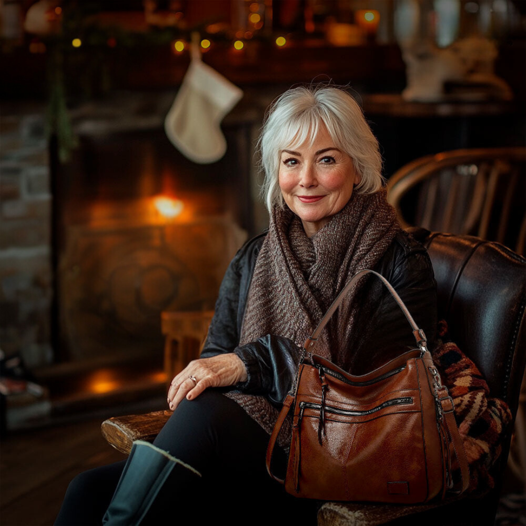 Muriel | Elegant retro skuldertaske 