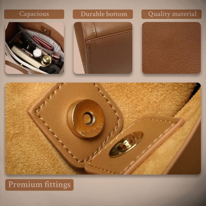 Talia | Luksushåndtaske lavet af blødt læder 