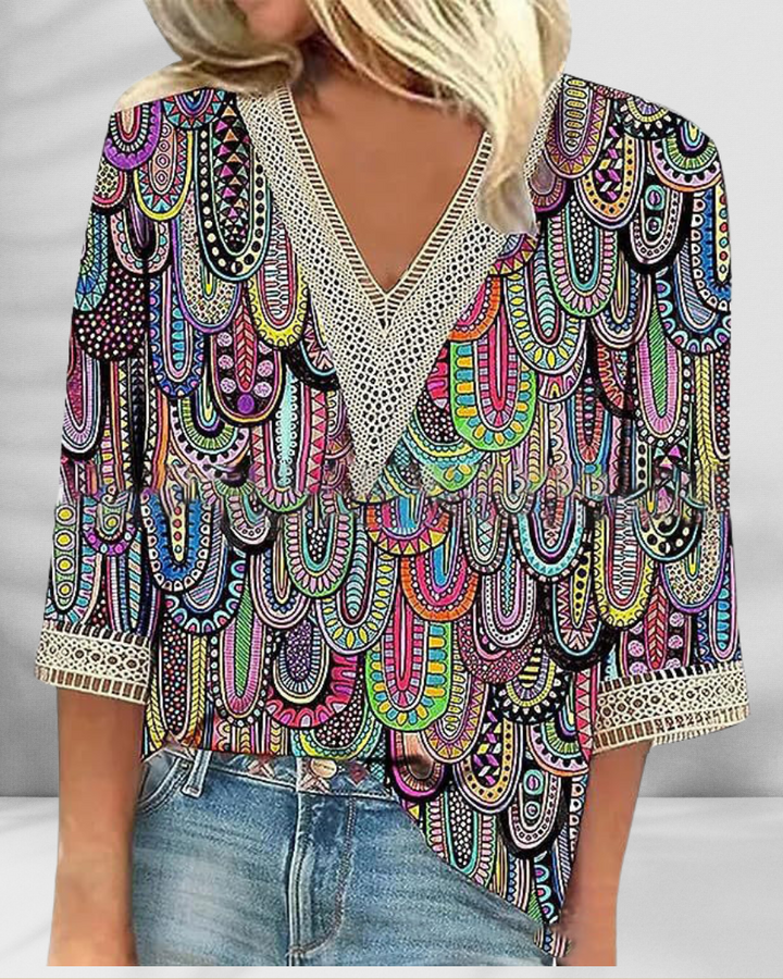 Celeste™ | Elegant Boho Chic Blouse