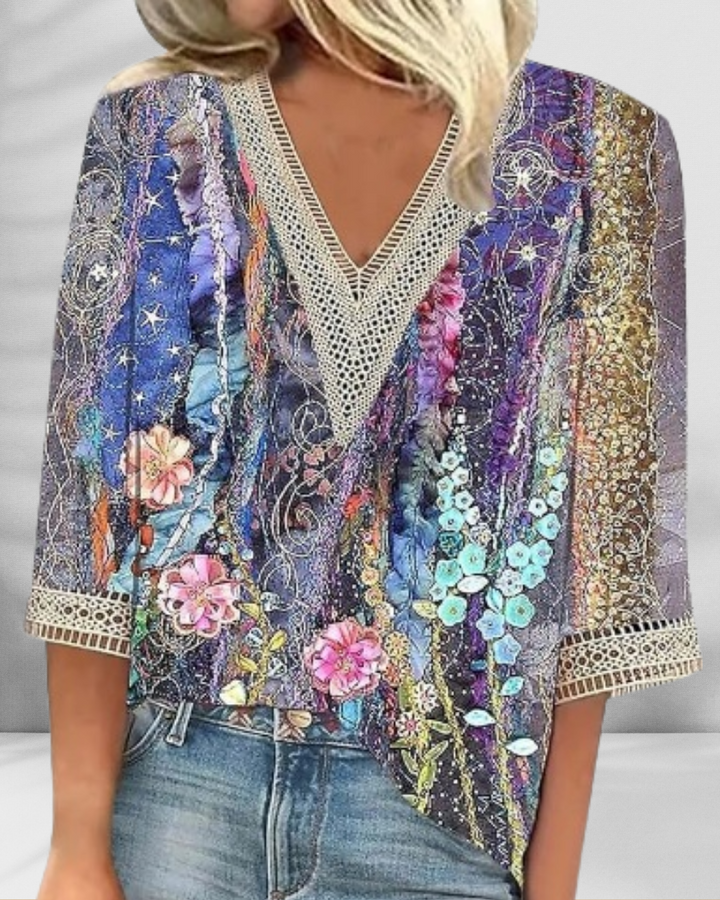 Celeste™ | Elegant Boho Chic Blouse