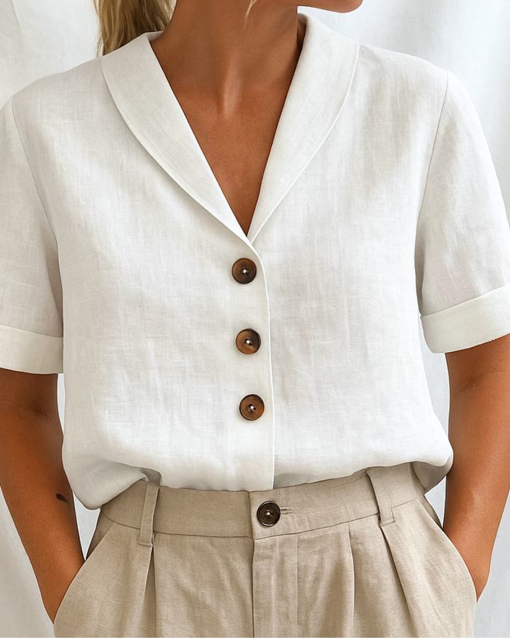 Celestine™ | Gennemsigtig sommerbluse 