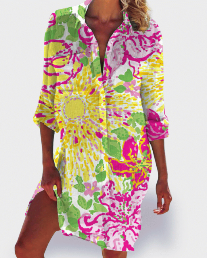 Ulissea™ | Farverig og let sommerkjole