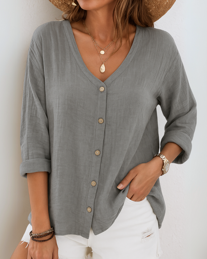 Elena™ | Chic, afslappet bluse 