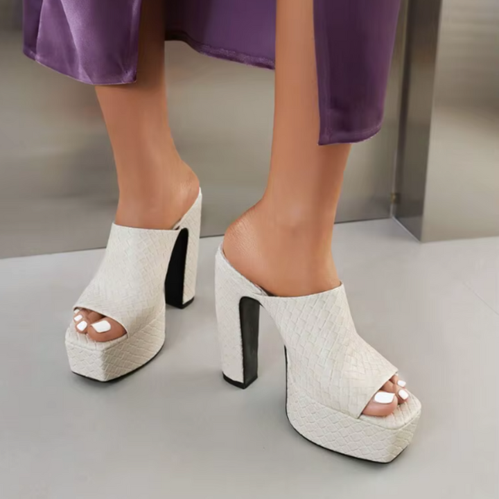 Giselle™ | Leather Platform Sandals