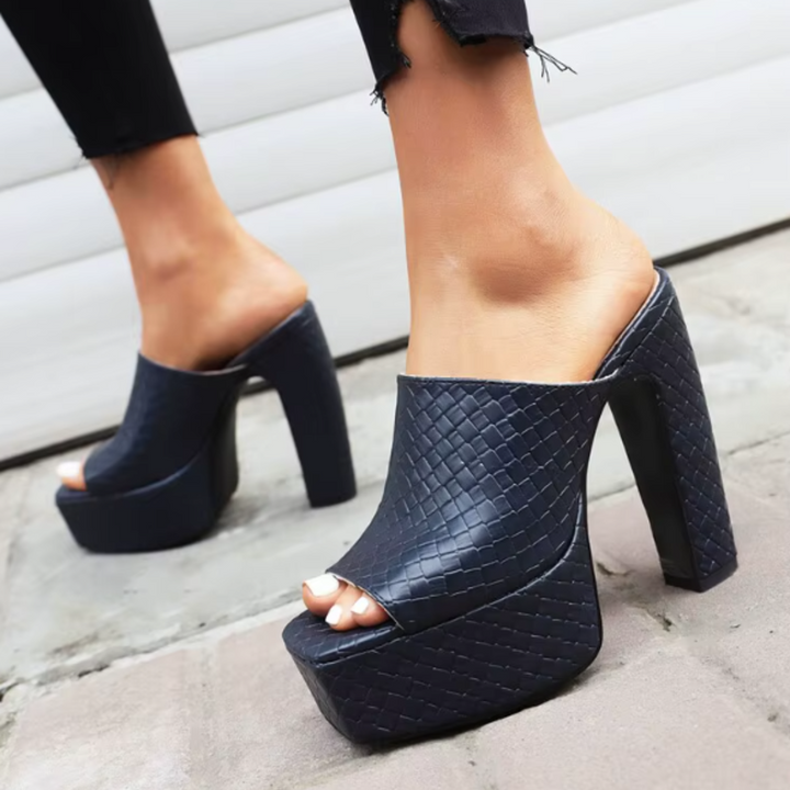 Giselle™ | Leather Platform Sandals