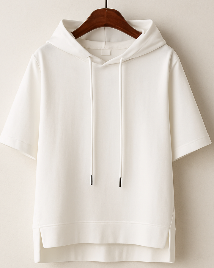 Aventis™ | Stilfuld hættetrøje med korte ærmer