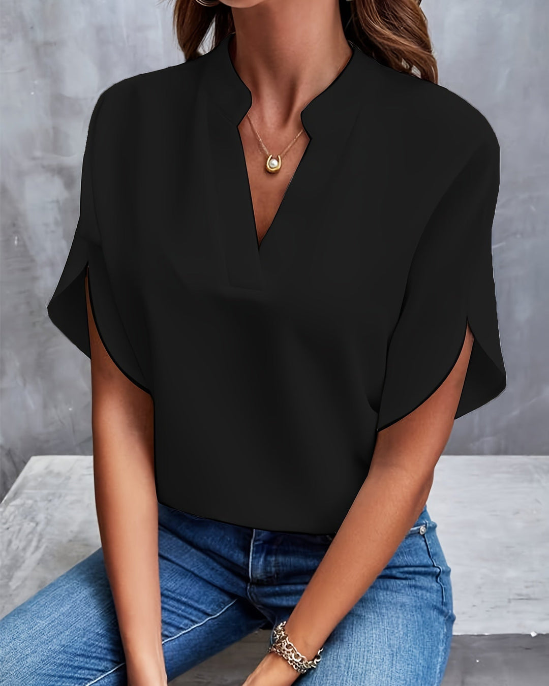 Celeste™ | Versatile Elegance Silk Blouse