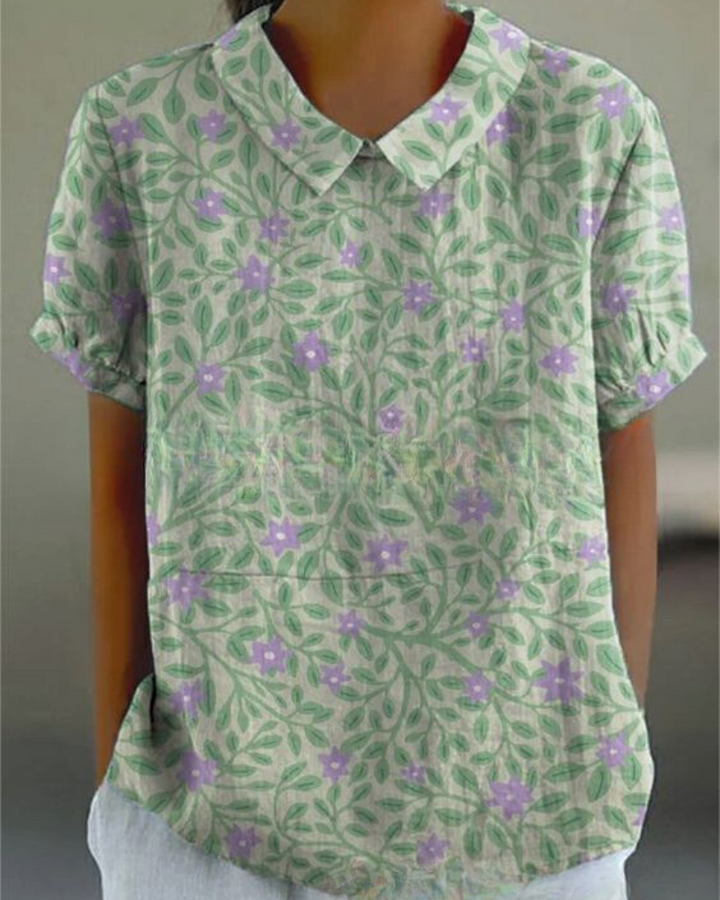 Isadora™ | Elegant blomsterbluse 