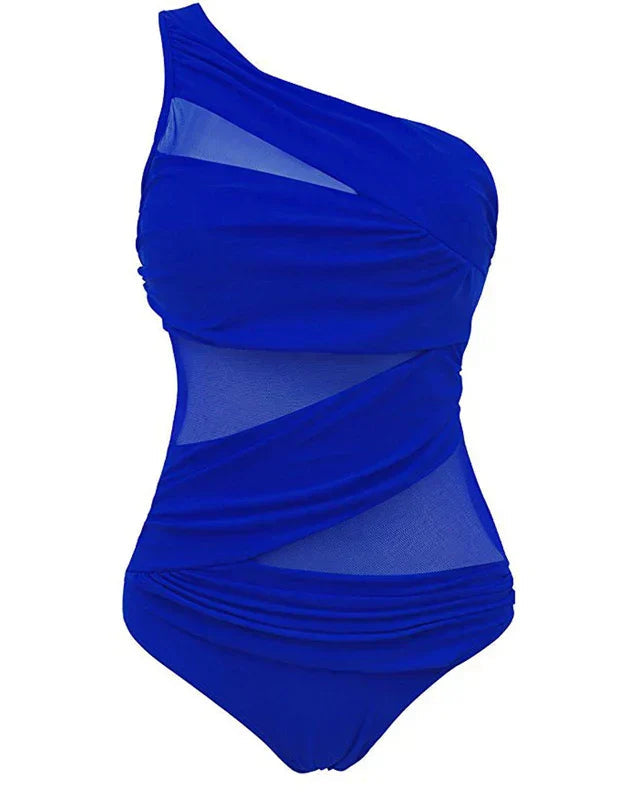 Avenee™ | Elegant Badedragt Med Én Skulder i Store Størrelser