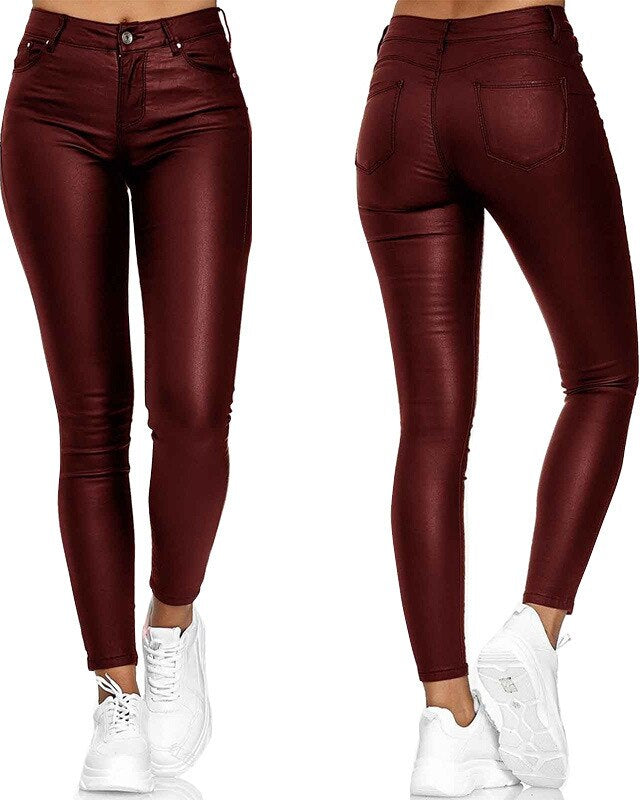 Lexi™ | Stretch-læderbukser