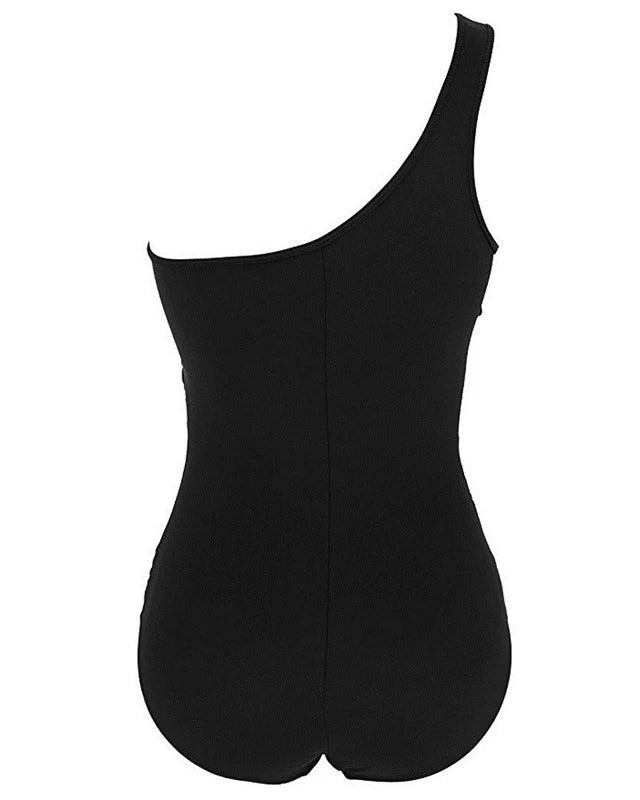 Avenee™ | Elegant Badedragt Med Én Skulder i Store Størrelser