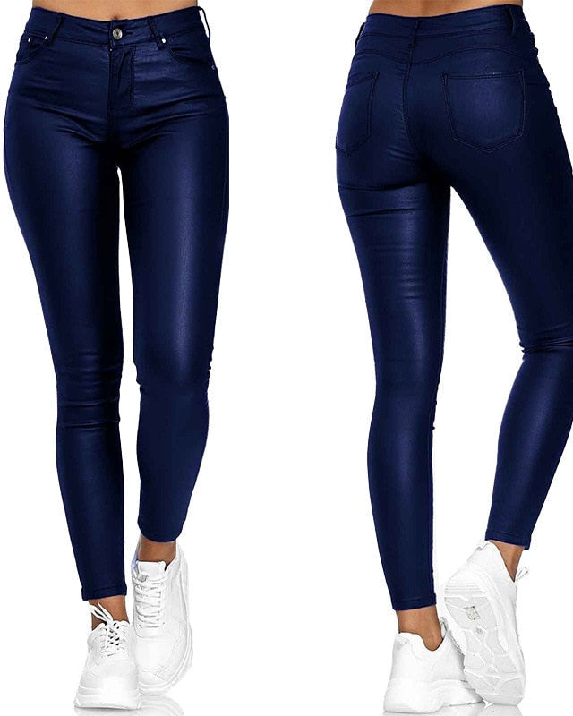 Lexi™ | Stretch-læderbukser