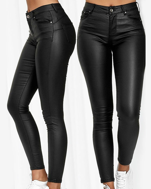 Lexi™ | Stretch-læderbukser