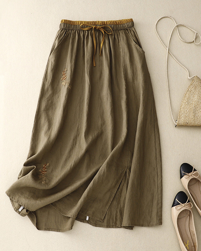 Solène™ | Linen Summer Skirt