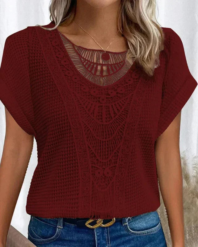 Valentina™ | Elegant blondebluse