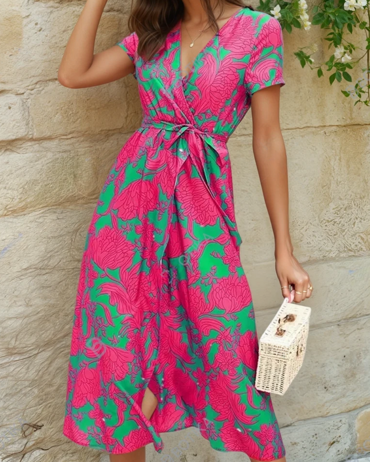 Zanira™ | Let og elegant farverig kjole