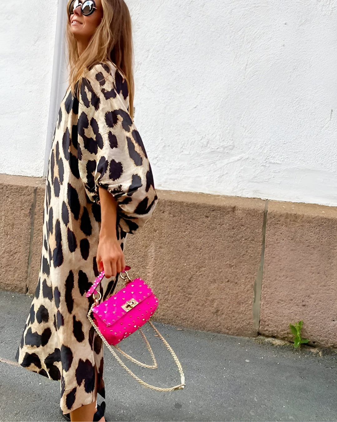 Selvine™ | Fed og elegant leopardkjole