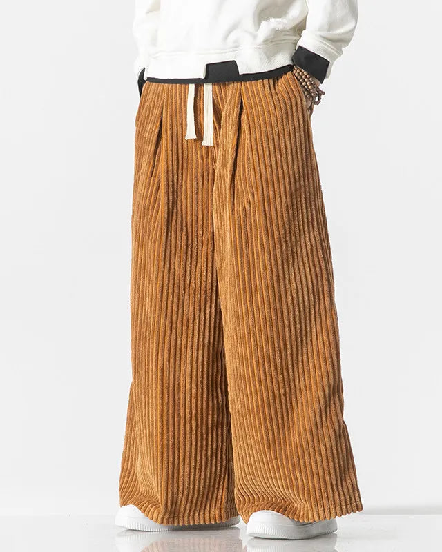 Françoise™ | Overdimensionerede retro fløjlsbukser