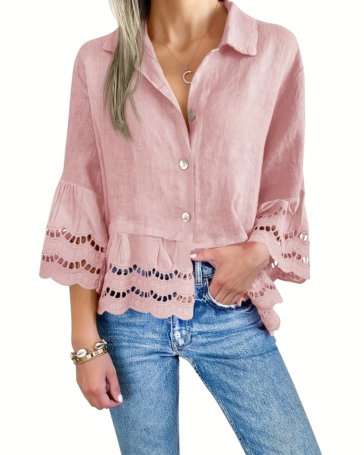 Céleste™ | Elegant luftig bluse 