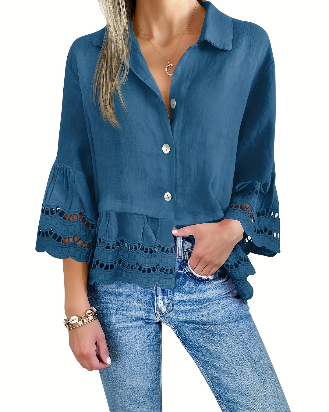 Céleste™ | Elegant luftig bluse 