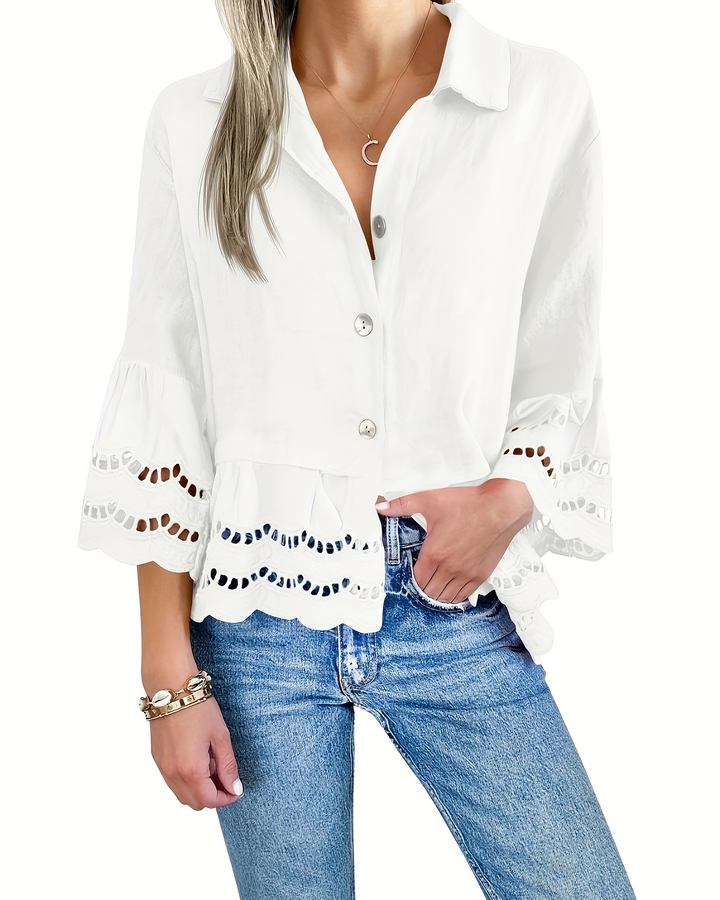 Céleste™ | Elegant luftig bluse 